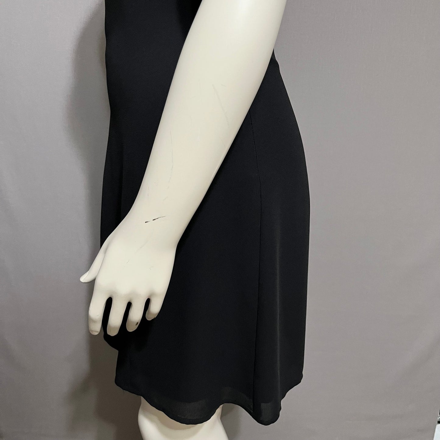 Laundry By Shelli Segal Black Halter Cut Out Fit N Flare Dress Sz-12