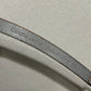 Tarnish Grey With Gold Circle Metal Skinny Belt Sz-Xs/ Small