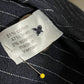 Lane Bryant Navy Linen / Cotton Striped Lightweight Jacket Sz-18