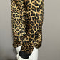 Michael Kors Cheetah Print Satin Blouse Sz- Medium Petite