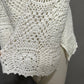 JL Studio Crochet Womens Cotton Boho Flared Sleeve Sweater Sz-Xtra Large