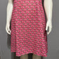 Vintage Pink Short Sleeve Knit Artsy Fit & Flare Dress Sz-1X