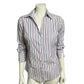 Brooks Brothers Women’s Cotton Striped Button Front Shirt Sz-8