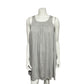 Philosophy Gray Pleated Flowy Knit Casual Summer Dress Sz-Small