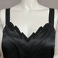 Charter Club Vintage Black 100% Silk Beaded Tank Shell Blouse Sz-6