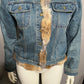 Sisters 100% Cotton Denim & Fur Collar Jacket Sz-Medium