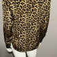 Michael Kors Cheetah Print Satin Blouse Sz- Medium Petite