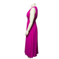 Badgley Mischka Women’s Special Occasion 100% Silk Fushia Pink Dress Sz-8