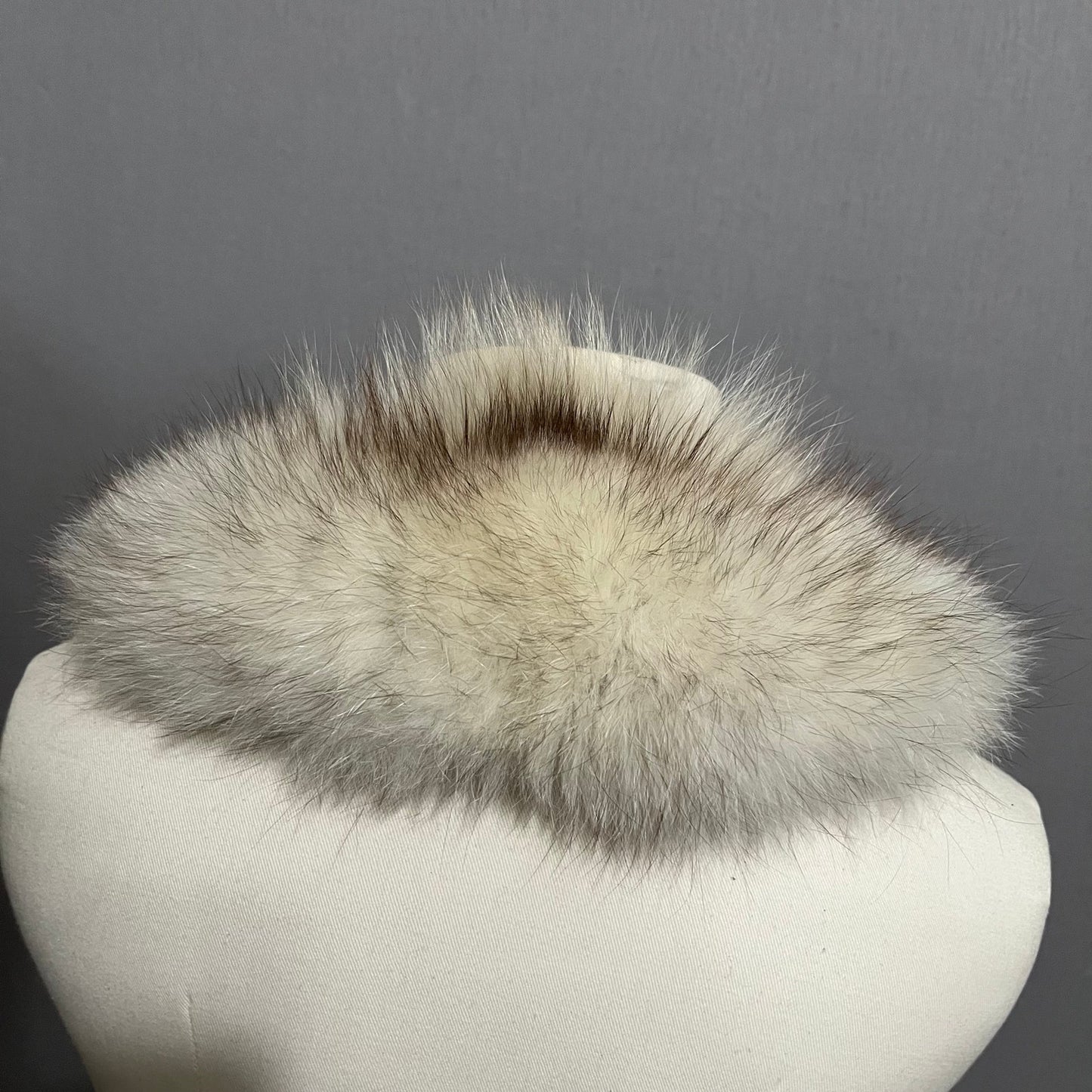 Faux Fur Cream Collar Attachment Sz-One Size