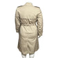 Misty Harbor Cotton Blend Double Breasted Tan Trench Jacket Sz-14 Petite