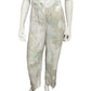 Chicos 100% Linen White/ Brown/ Paisley Pants Sz-1