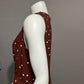 Ann Taylor Brown Polka Dot Dress Sz-8