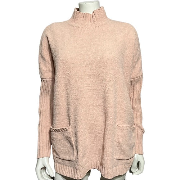 J.Jill Chenille Dusty Pink Soft Sweater Sz-Medium