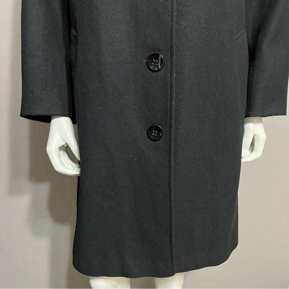 orrid Black Wool Blend Coat Sz-2