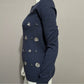 Quotation Navy Jeweled Sequin Beaded 100% Pure Cashmere Sweater Sz-Small