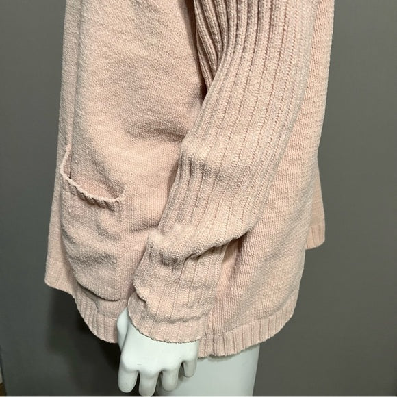 J.Jill Chenille Dusty Pink Soft Sweater Sz-Medium