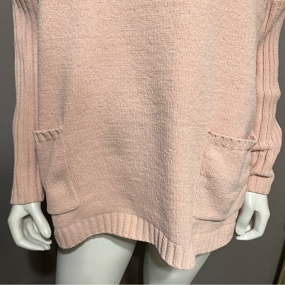 J.Jill Chenille Dusty Pink Soft Sweater Sz-Medium