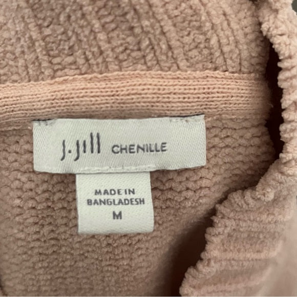 J.Jill Chenille Dusty Pink Soft Sweater Sz-Medium