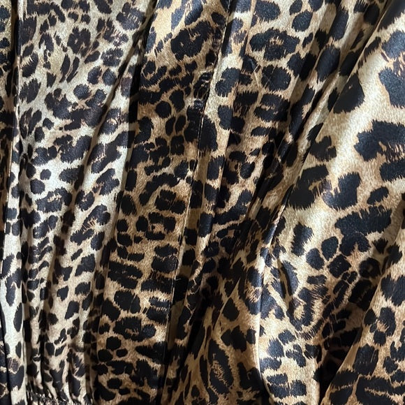 Morgan Taylor Intimates Cheetah Print Robe Sz-XXL