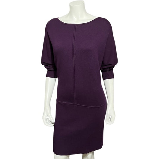 Lauren Ralph Lauren Purple Sweater Dress Sz-Medium