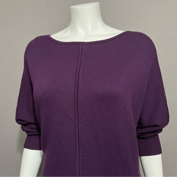 Lauren Ralph Lauren Purple Sweater Dress Sz-Medium