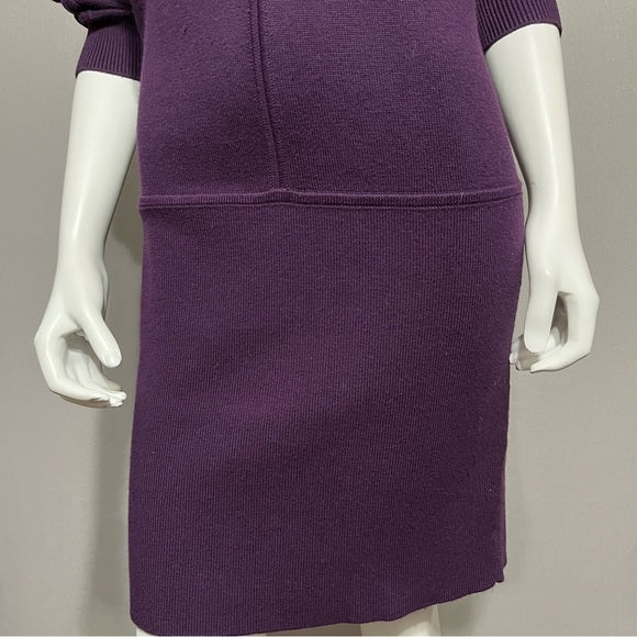 Lauren Ralph Lauren Purple Sweater Dress Sz-Medium