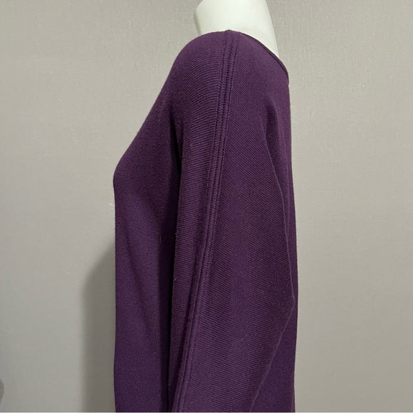 Lauren Ralph Lauren Purple Sweater Dress Sz-Medium