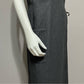 Eddie Bauer Gray Wool Blend Sleeveless Vest Dress Sz-Medium Tall