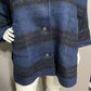 Marla Wynne Blue Black Oversized Shacket Sz-XL
