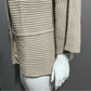 Modern Soul Tan Ribbed Cotton Lagenlook Blend Cardigan Sweater Sz-1X