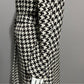 Anne Klein Houndstooth Brown Tailored Jacket Sz-8