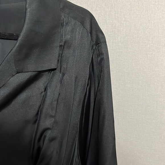 Jones New York Black 100% Silk Blouse Sz-20W