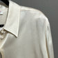 Talbots Cream 100% Silk Classic Button Front Blouse Sz-14