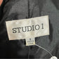 Studio 1 Plaid Tweed Pink & Black Open Blazer Sz-8