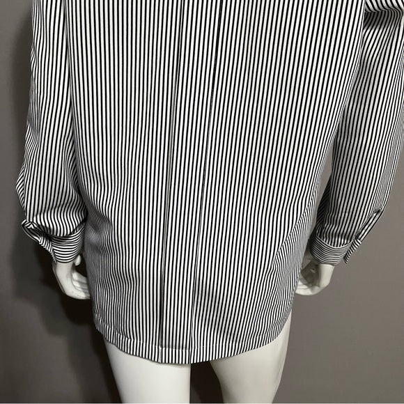 Chaus Striped Button Front Shirt Sz-Small