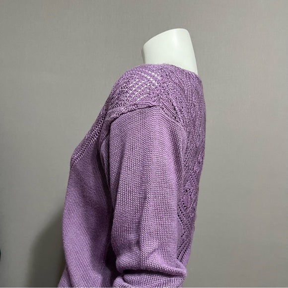 Vintage Lavender Crewneck Sweater Sz-S/M