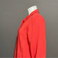 Habitat Peach Textured Button Front Rayon Blend Shirt Sz-Large
