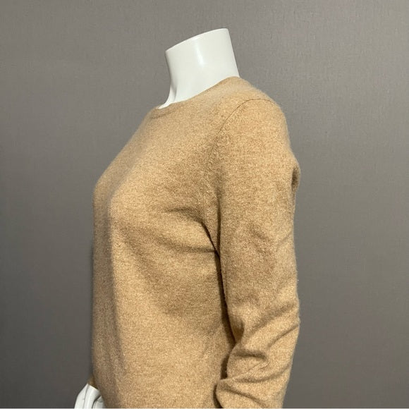 Autograph Camel 100% Cashmere Crewneck Sweater Sz-12