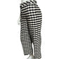 Brooks Brothers Gingham Black | White Cotton Blend Pants Sz-4