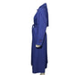Vintage Sanyo Purple Longline Tie Waist Trench Jacket Sz-10