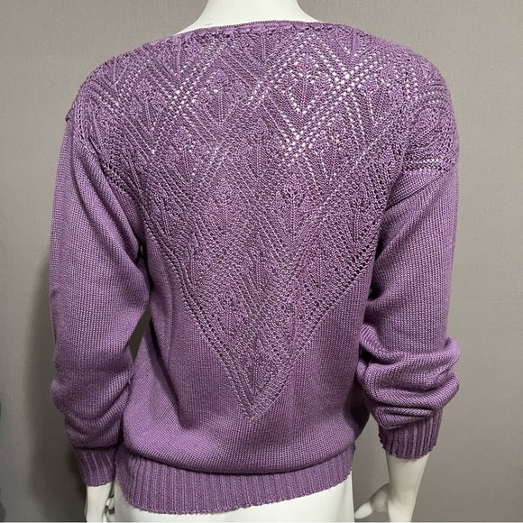 Vintage Lavender Crewneck Sweater Sz-S/M