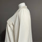Lafayette 148 Cream 100% Silk Blouse Sz-2X