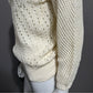 Vintage It’s Pure Gould Cream Knit Sweater Sz-Small