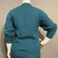 Lady Leighton Teal 100% Lambswool 2 Pc Skirt Set Sz-Medium/Large