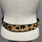 Free People Leopard Print 100% Leather Belt Sz-Small/Medium