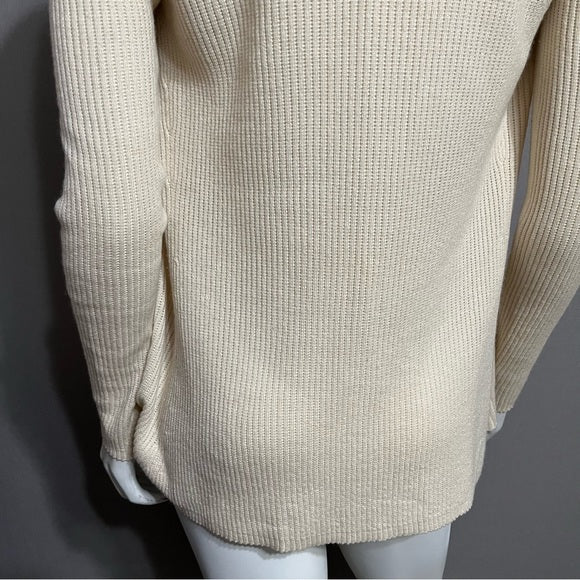 Susan Lazar Cashmere | Silk Ribbed Open Front Cardigan Sz-Small