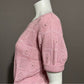 Vintage Keneth Too Acrylic With Silver Beads Crewneck Sweater Sz-Small