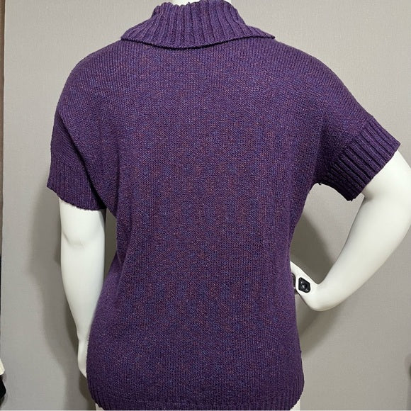 Dressbarn Purple Multicolored Sweater Sz-2X