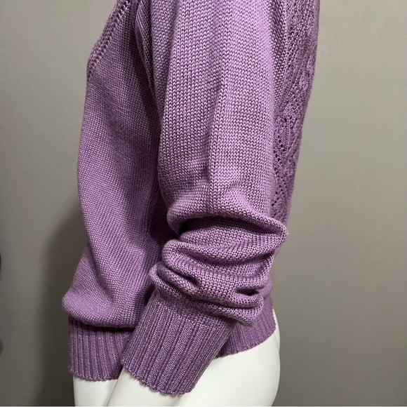 Vintage Lavender Crewneck Sweater Sz-S/M