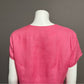 Talbots Irish Linen Pink 100% Linen Short Sleeve Shirt Sz-14